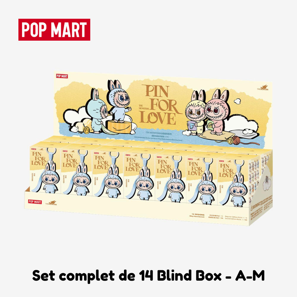 Labubu Blind Box Pin For Love (A-M)