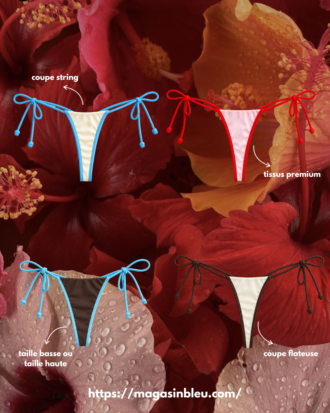 Bikini Triangle Bi-color