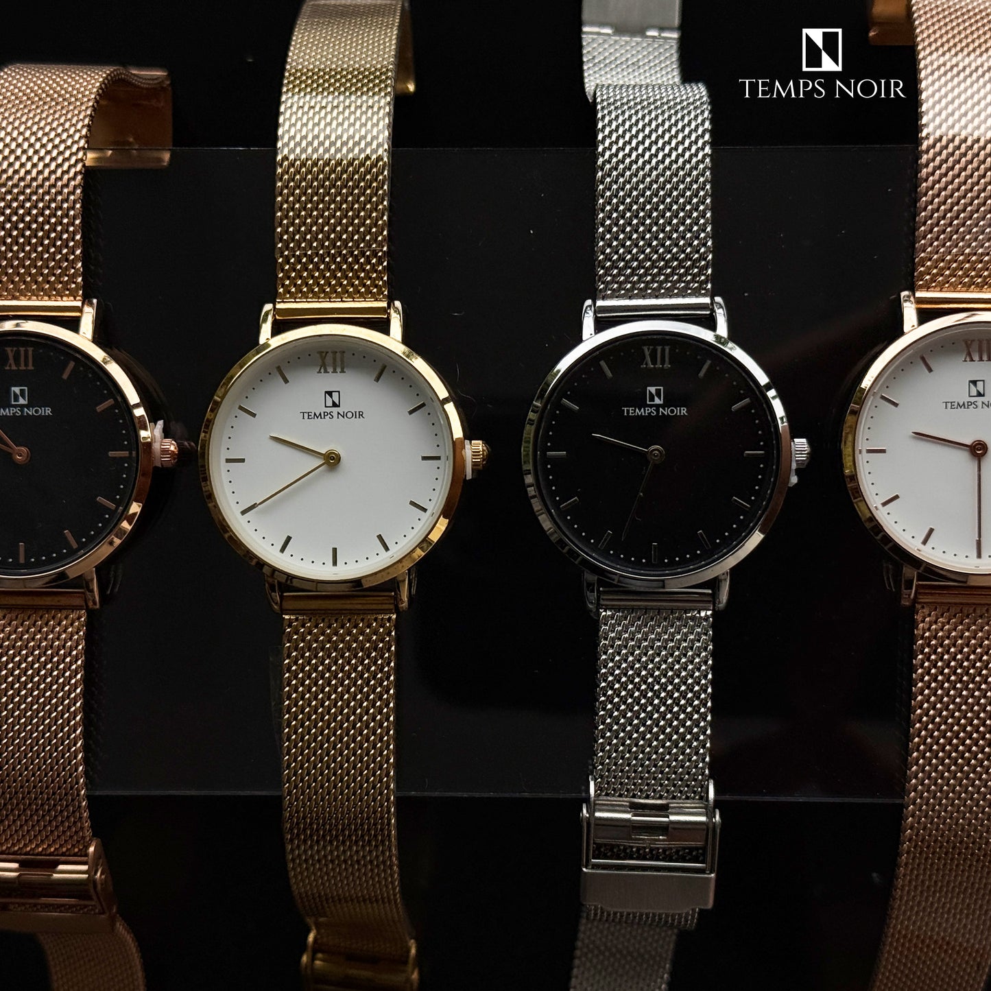 Montre Temps Noir - Carpe Diem