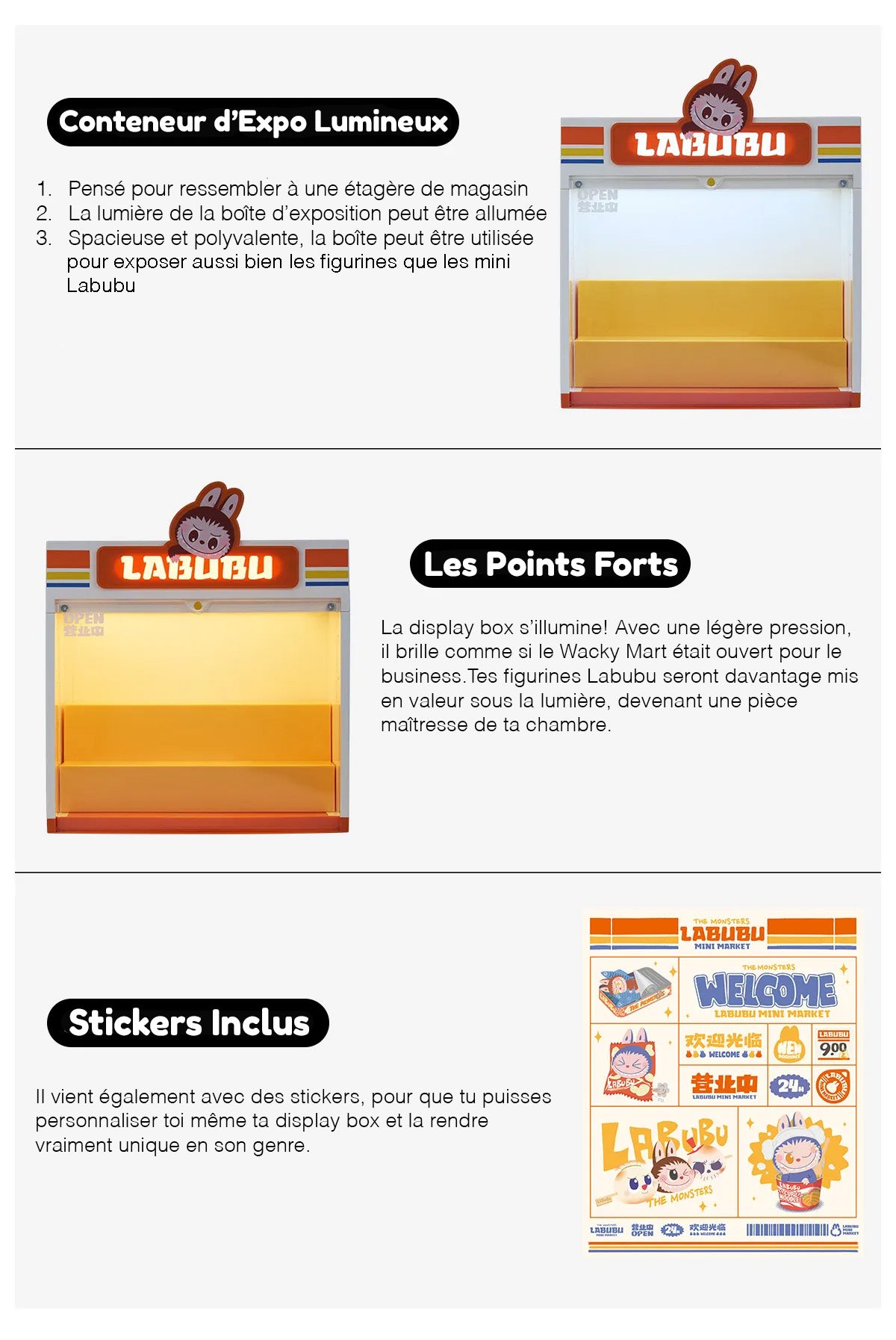 Labubu Mini Market Lumineux