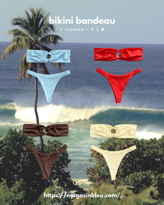 Bikini Bandeau Uni