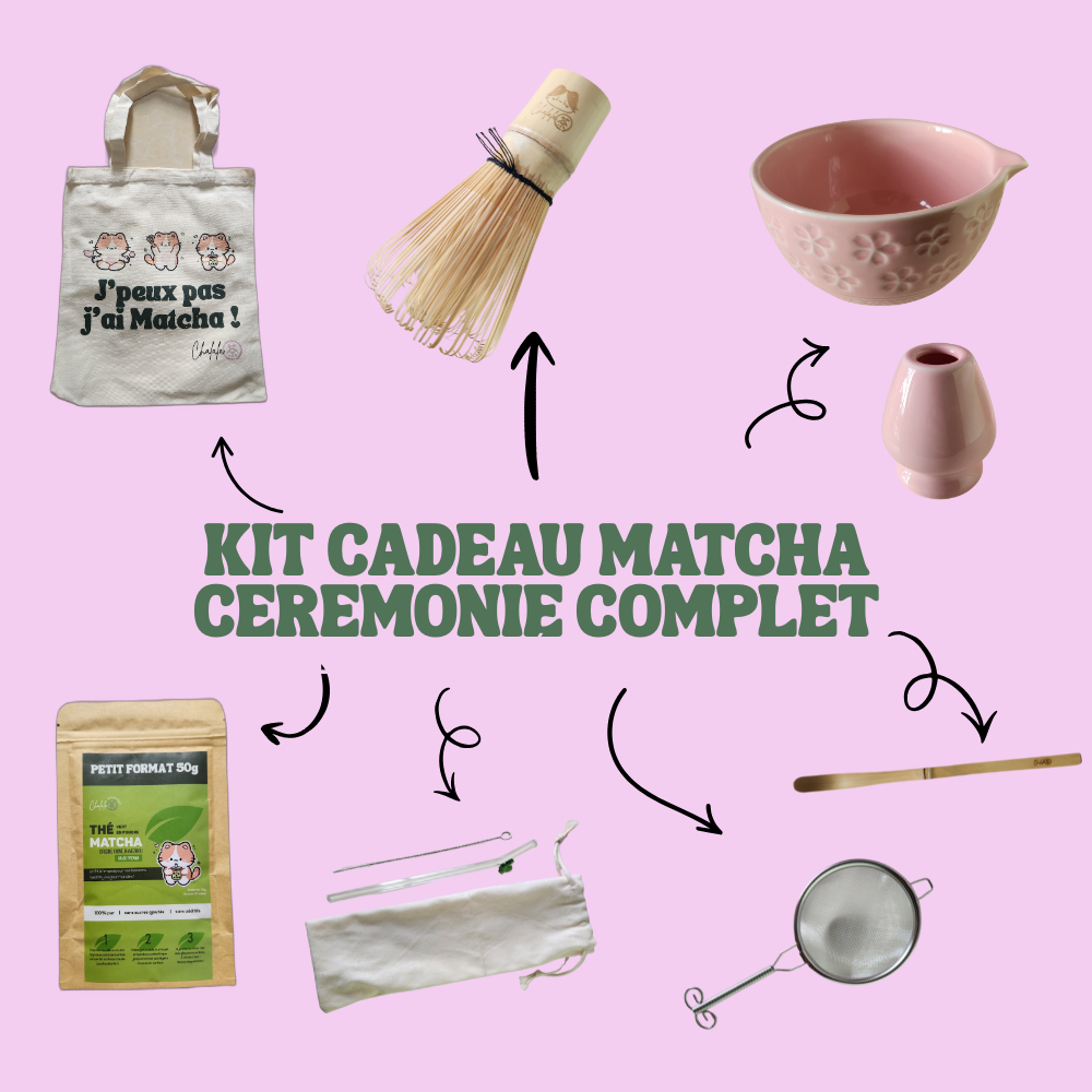 Kit Cadeau Complet pour Cérémonie du Thé Matcha