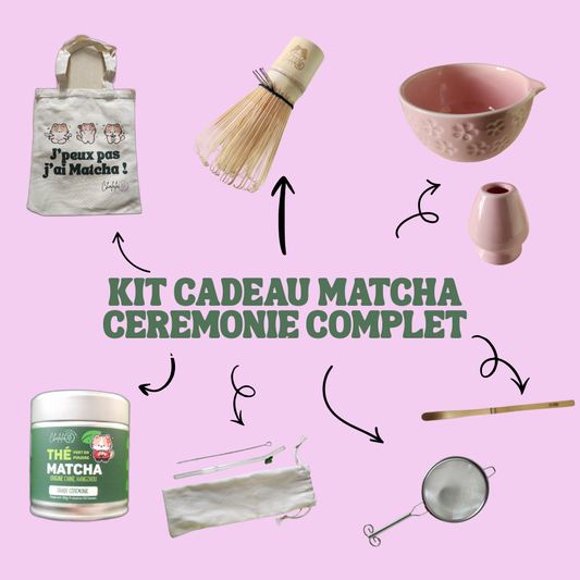 Kit Cadeau Complet pour Cérémonie du Thé Matcha