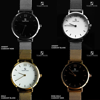 Montre Temps Noir - Carpe Diem