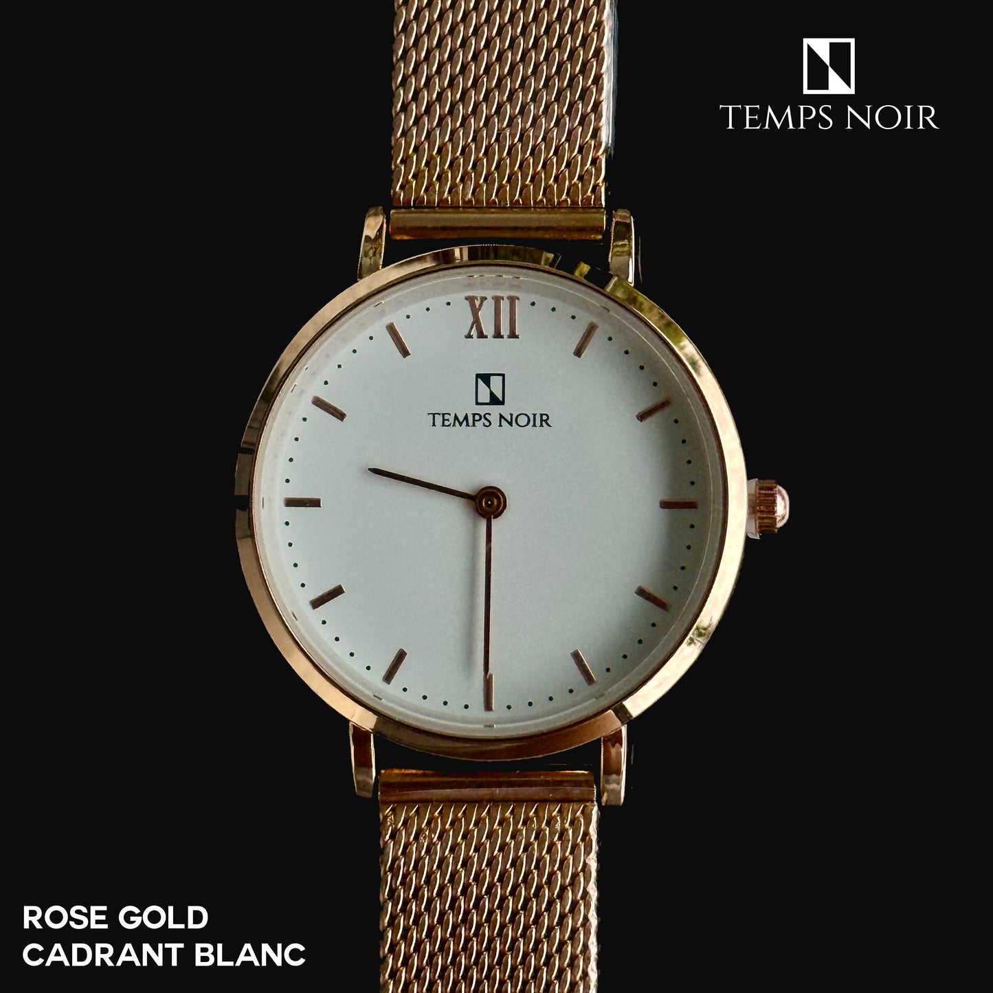 Montre Temps Noir - Carpe Diem