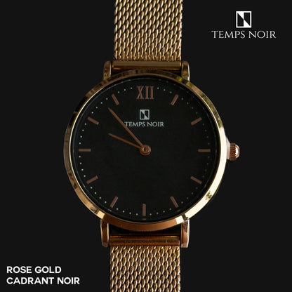 Montre Temps Noir - Carpe Diem