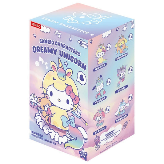 Miniso Blind Box Sanrio Characters Dreamy Unicorn Porte Clef