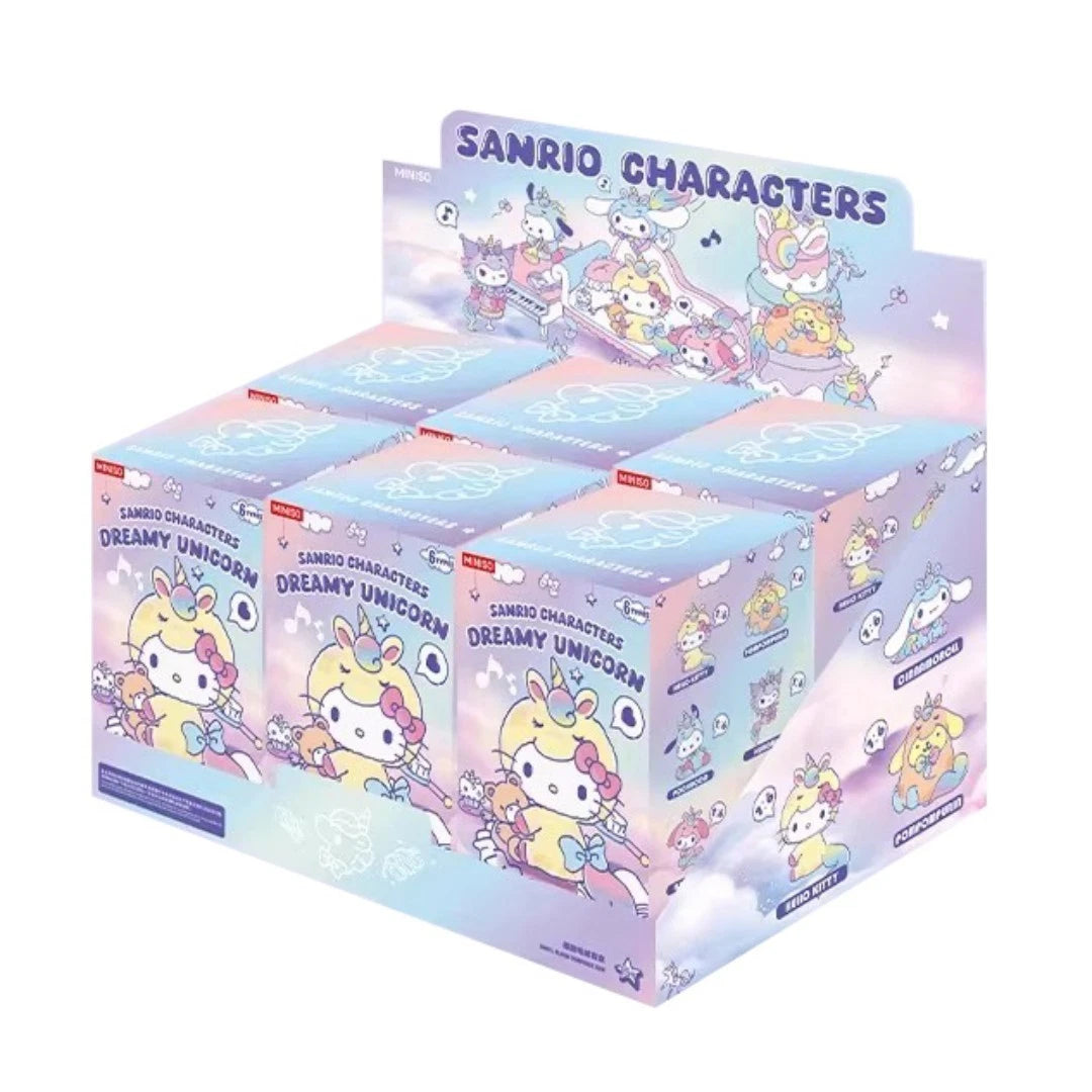 Miniso Blind Box Sanrio Characters Dreamy Unicorn Porte Clef