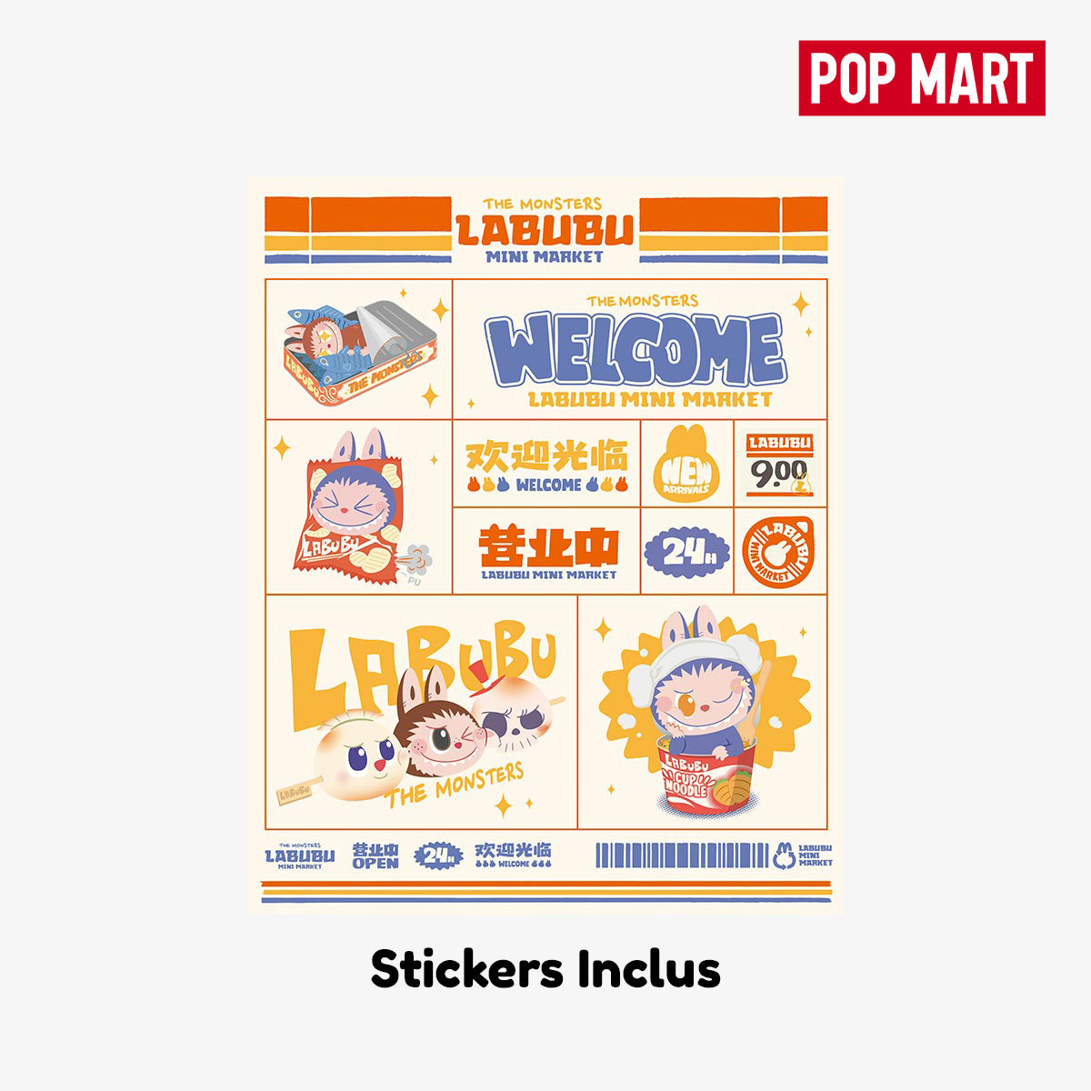Labubu Mini Market Lumineux